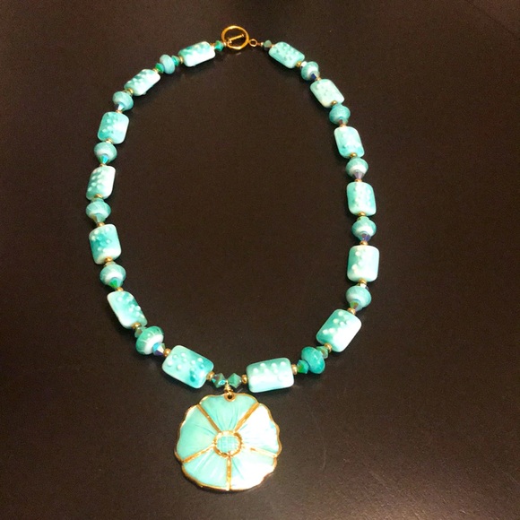 Turquoise Necklace & Earring Set ❤️